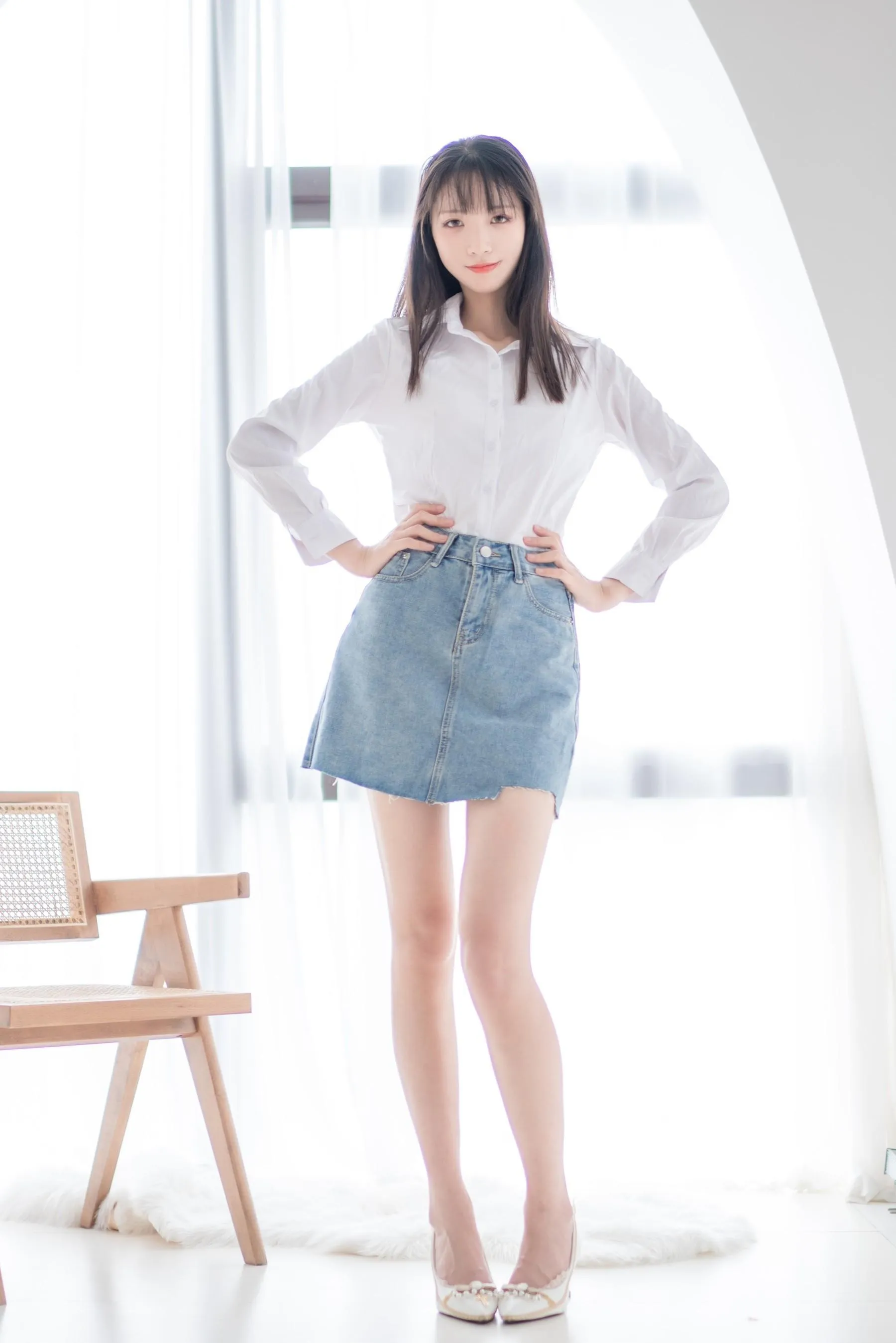 西瓜少女 NO.023 衬衫牛仔裙 [62P]插图7